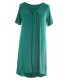 Zielona rozkloszowana sukienka z wiązaniem PATRICIA