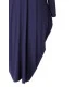 Granatowa sukienka CYNTIA z długim rękawem