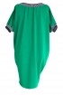 Sukienka ze ściągaczem WHITNEY - kolor zielony
