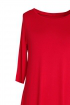 Czerwona dzianinowa sukienka - Hannah