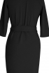 Czarna sukienka z wiązaniem - VENEZIA