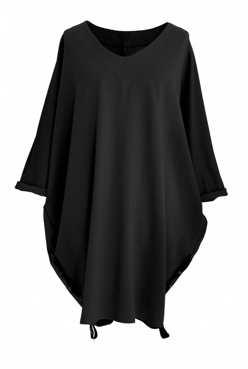 Czarna sukienka / tunika oversize ROSEMARY