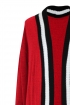 Czerwony długi wiązany sweter SUSANA