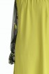 Limonkowa sukienka hiszpanka rajskie ptaki - MIRELLA