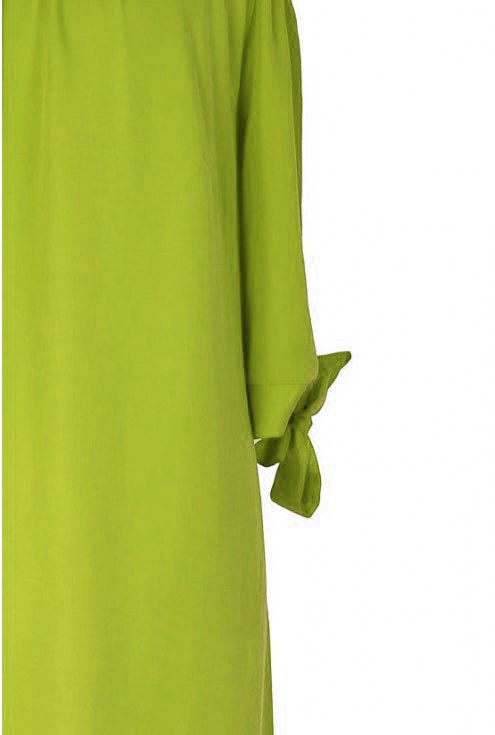 Limonkowa sukienka hiszpanka – MARITA