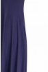 Granatowa rozkloszowana sukienka - BASILIA