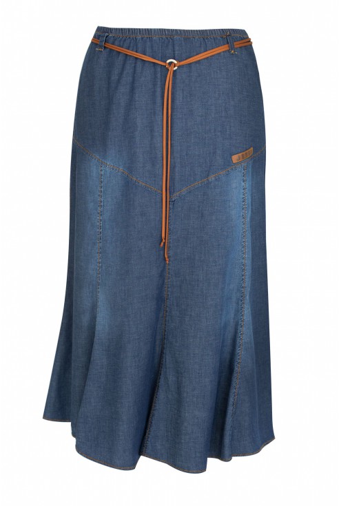 Spódnica w kolorze jeansowym Naila