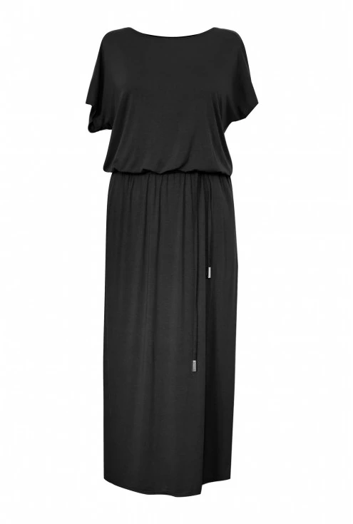 czarna sukienka maxi valentia plus size