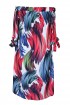 Sukienka hiszpanka w kolorowe wzory - MARITA COLORS