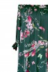Ciemnozielona sukienka hiszpanka w kwiaty - MARITA GREEN