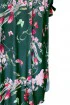 Ciemnozielona sukienka hiszpanka w kwiaty - MARITA GREEN