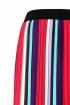 Spódnica plisowana w kolorowe pasy - KAREN