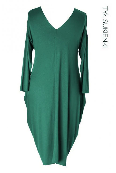 zielona sukienka plus size