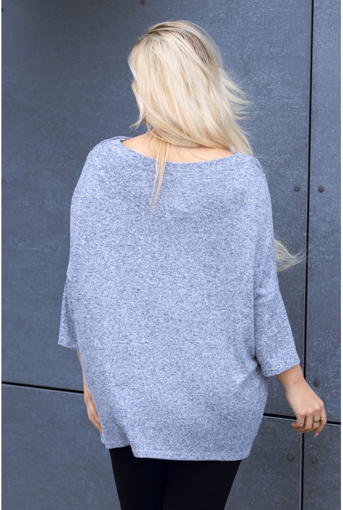 Luźny sweterek xxl dla kobiet