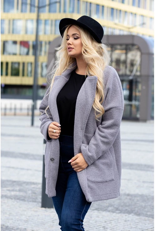 Płaszcz w dużych rozmiarach dla kobiet