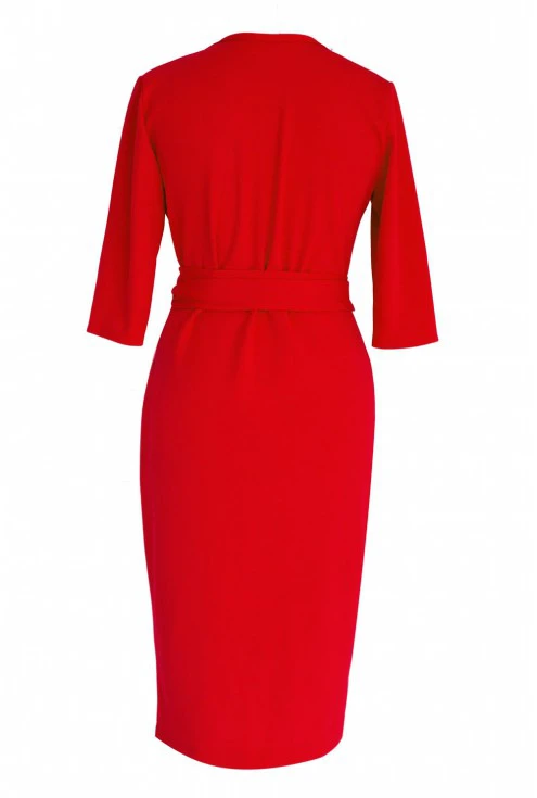 Czerwona sukienka duże rozmiary