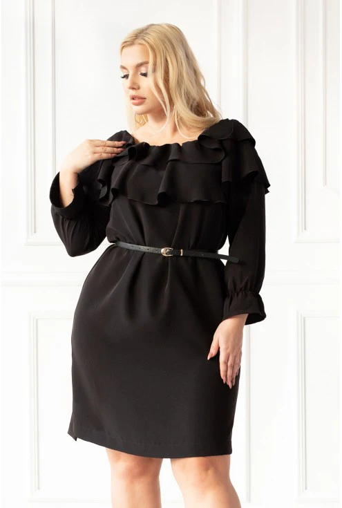 czarna sukienka plus size