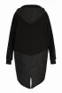 Czarna zapinana kurtka/bluza z kapturem - GWEN (rekomendowane przez XL-ka))