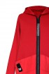 Czerwona zapinana kurtka/bluza z kapturem - GWEN