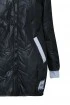 Czarna pikowana kurtka z szarym ściągaczem - CAROLINA