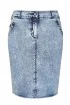 Jasna spódnica jeansowa Blue Jeans (z guziczkiem z tyłu)