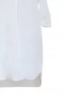 Kremowo-biała tuniko - koszula - SUSANNY II z krótkim rękawem