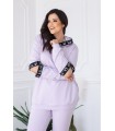 Zestaw w kolorze lila bluza + legginsy - SOPHIE