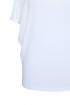 Biało-kremowa dzianinowa bluzka z krótkim rękawem - DORA