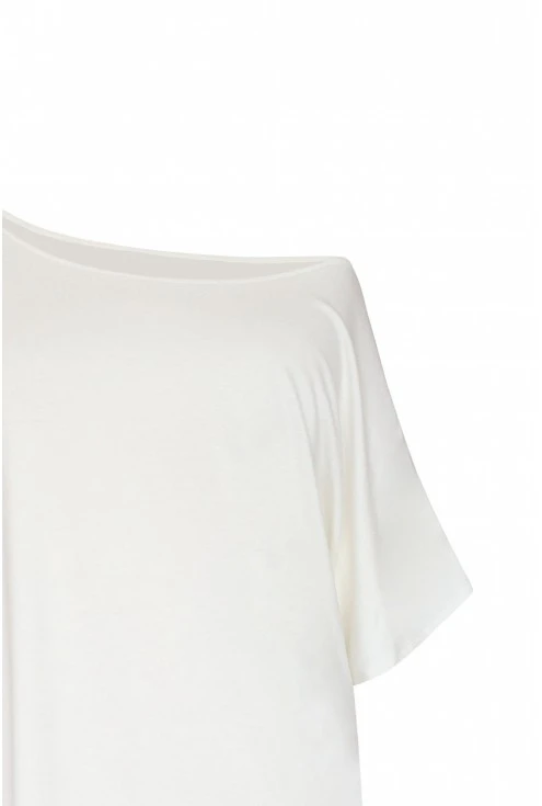 deana biała bluzka z dzianiny duże rozmiary