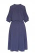 Granatowa sukienka z wzorem w drobne groszki - SAMANTHA