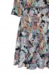Kolorowa sukienka z falbanami - orientalny wzór - Matilde