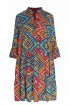 Sukienka boho z azteckim kolorowym wzorem - Sabine