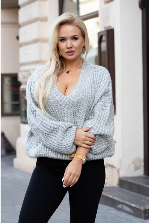 modny sweter plus size
