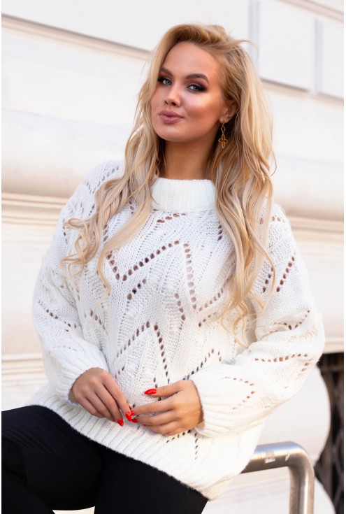 Kremowy sweter Malisa