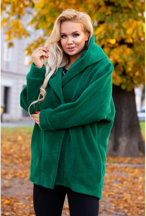 zielony płaszcz Livien