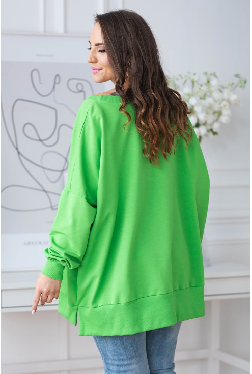 zielona bluza oversize xxl