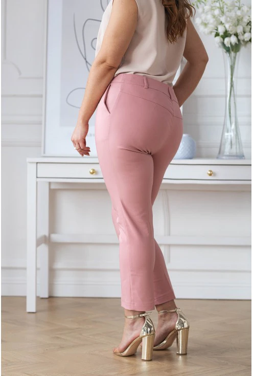 eleganckie różowe spodnie Perra