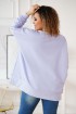 Liliowa bluza oversize ze ściągaczami - CAMISA