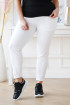 Białe spodnie dresowe z kieszeniami - Vansi