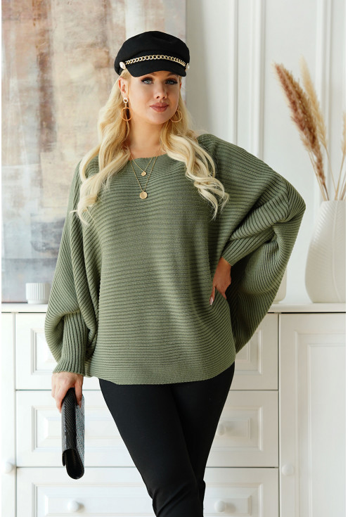 oversizowy sweter plus size