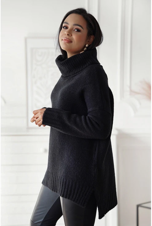 czarny sweter xxl