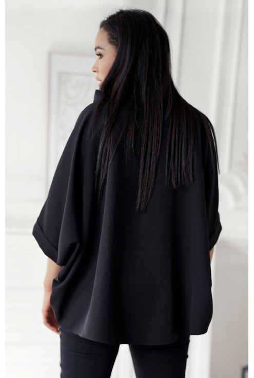 czarna bluzka kimono -xxl