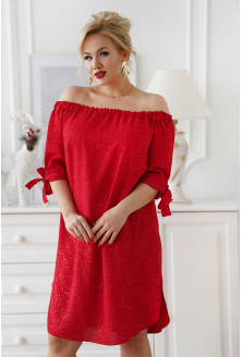czerwona sukienka hiszpanka xxl