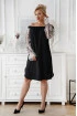 Czarna sukienka hiszpanka z cekinami - Mirella