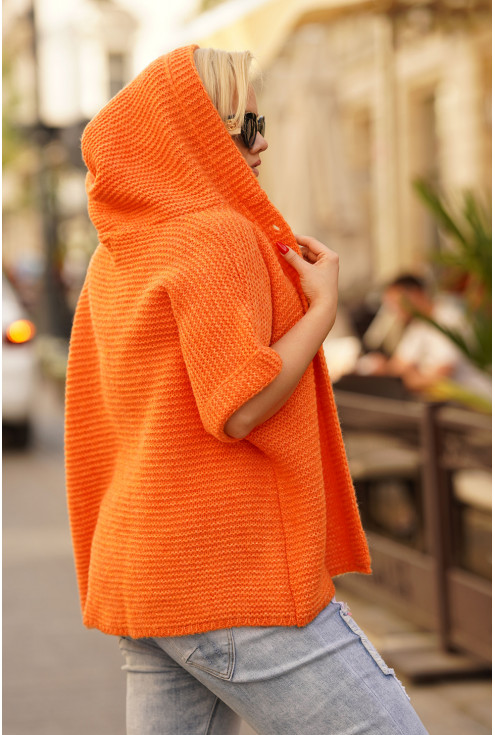 Sweterek z kapturem Prowansja Orange