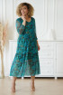 Butelkowa sukienka z siateczki wzór marmurek - Sintia