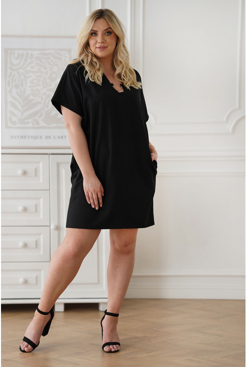 czarna sukienka xxl do kupienia w dużych rozmiarach