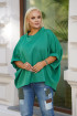 Zielona bluzka plus size kimono - Marion