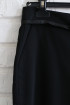 Czarne eleganckie spodnie z paskiem - TRACY