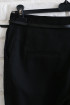 Czarne eleganckie spodnie z paskiem - TRACY